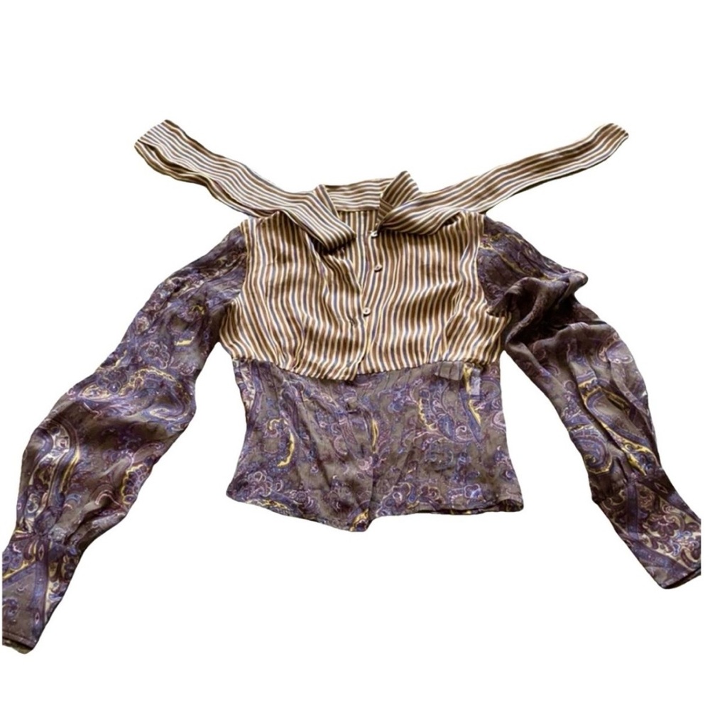 Vintage Valentino Silk Shirt – Limited Edition – Authentic Designer Piece EU 40
